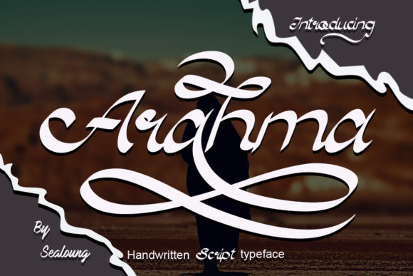 Arahma Font: Soft Script Typography for Editorial Design