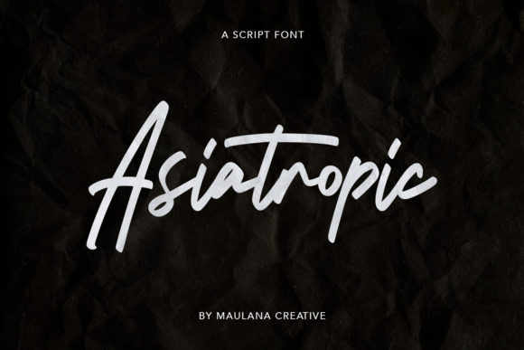 Asiatropic Font: Handwritten Charm for Makers