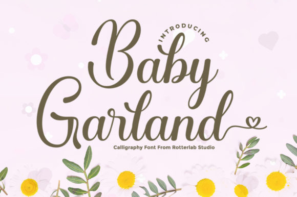Baby Garland Font: Elegant Script for Web Design