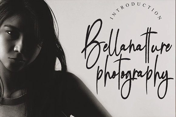 Bellanatture Font: A Handwritten Typeface for Editorial Design