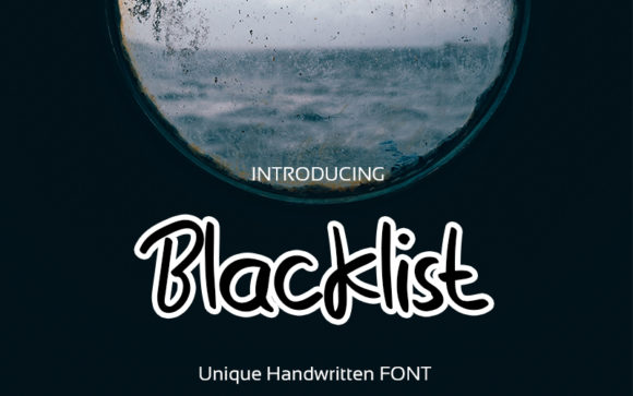 Blacklist: A Handwritten Font for Standout Branding