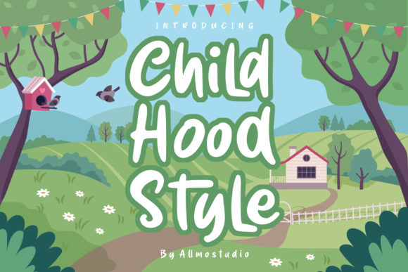 Childhood Style Font: Playful Typography for Makers