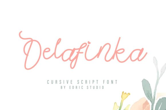 Delafinka Font: Modern Handwritten Style for Campaigns