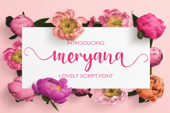 Elevate Your Web Design with Meryana Script Font