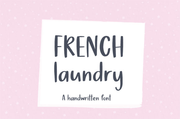 French Laundry: A Handwritten Font for Elegant Web Design