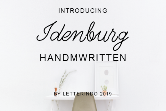 Idenburg: A Script Amp Font for Elegant Branding