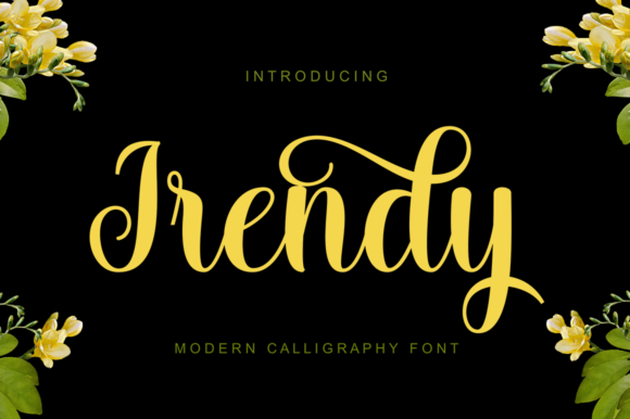 Irendy Font Review: A Sophisticated Script for Branding