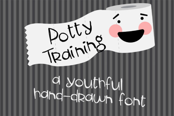 Potty Training Font: Playful Typography for Makers
