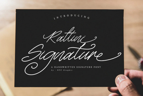 Rattini Signature Font: Elevating Campaign Visuals