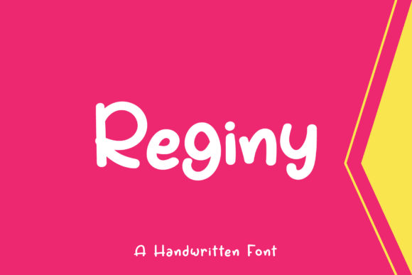 Reginy Font: A Handwritten Typeface for Editorial Warmth