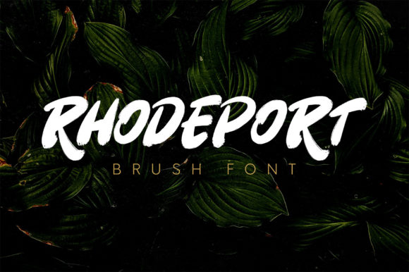 Rhodeport Font: Bold Handwritten Style for Business Branding