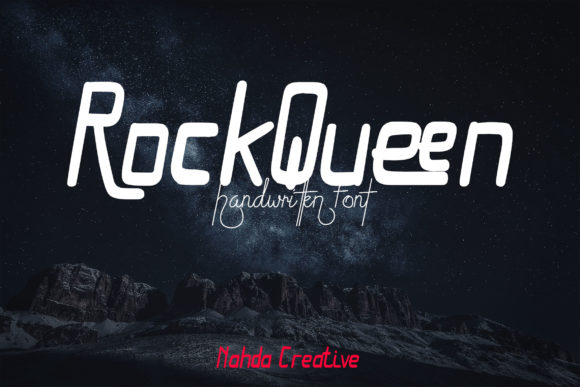 RockQueen: A Handwritten Font for Craft and Design