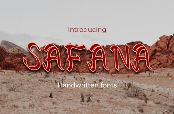 Safana Font: Adding Authenticity to Web Design