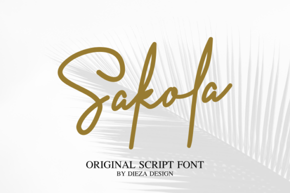Sakola Font: A Handwritten Typeface for Web Design