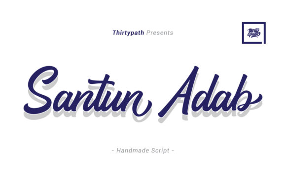 Santun Adab Font: Elegant Script for Web Design