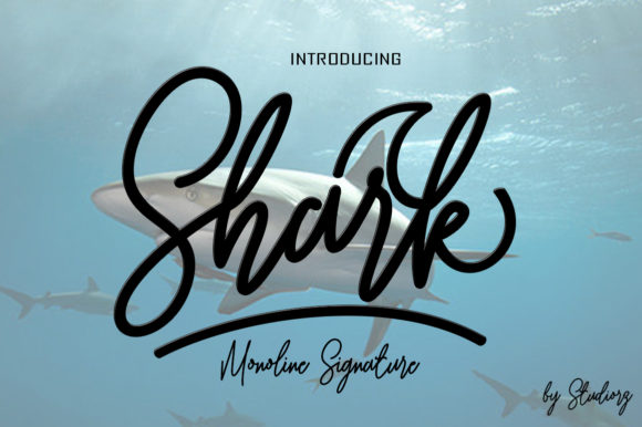 Shark Font: Elegant Handwritten Typography for Web Design