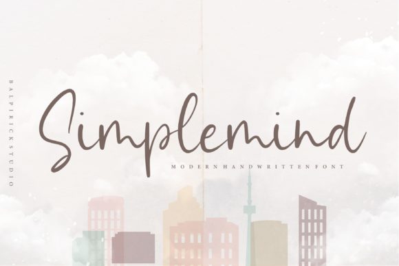 Simplemind Font: Elegant Handwritten Typography