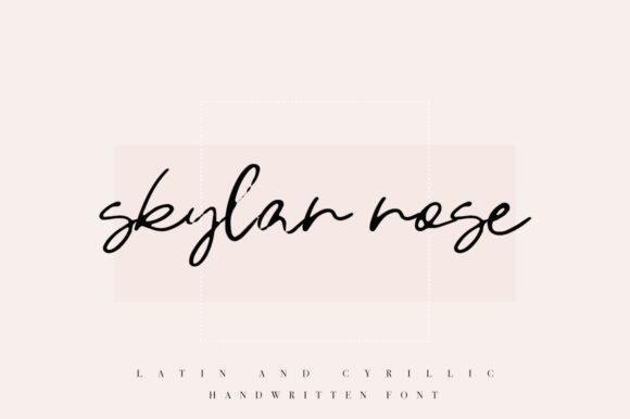 Skylar Rose Font Review: A Relaxed Handwritten Typeface