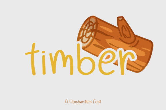 Timber Font: Adding Handwritten Charm to Handmade Labels