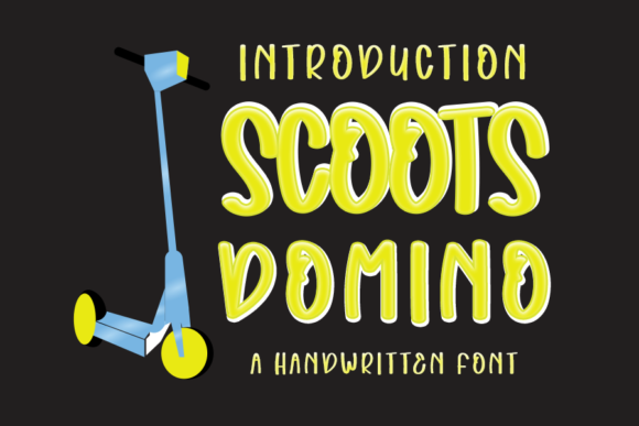 Transform Your Brand with Scoots Domino: A Handwritten Font
