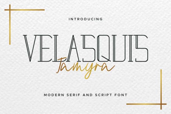 Velasquis Tamyra Font: Elevating Handmade Labels